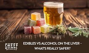 are edibles as bad for your liver as alcohol